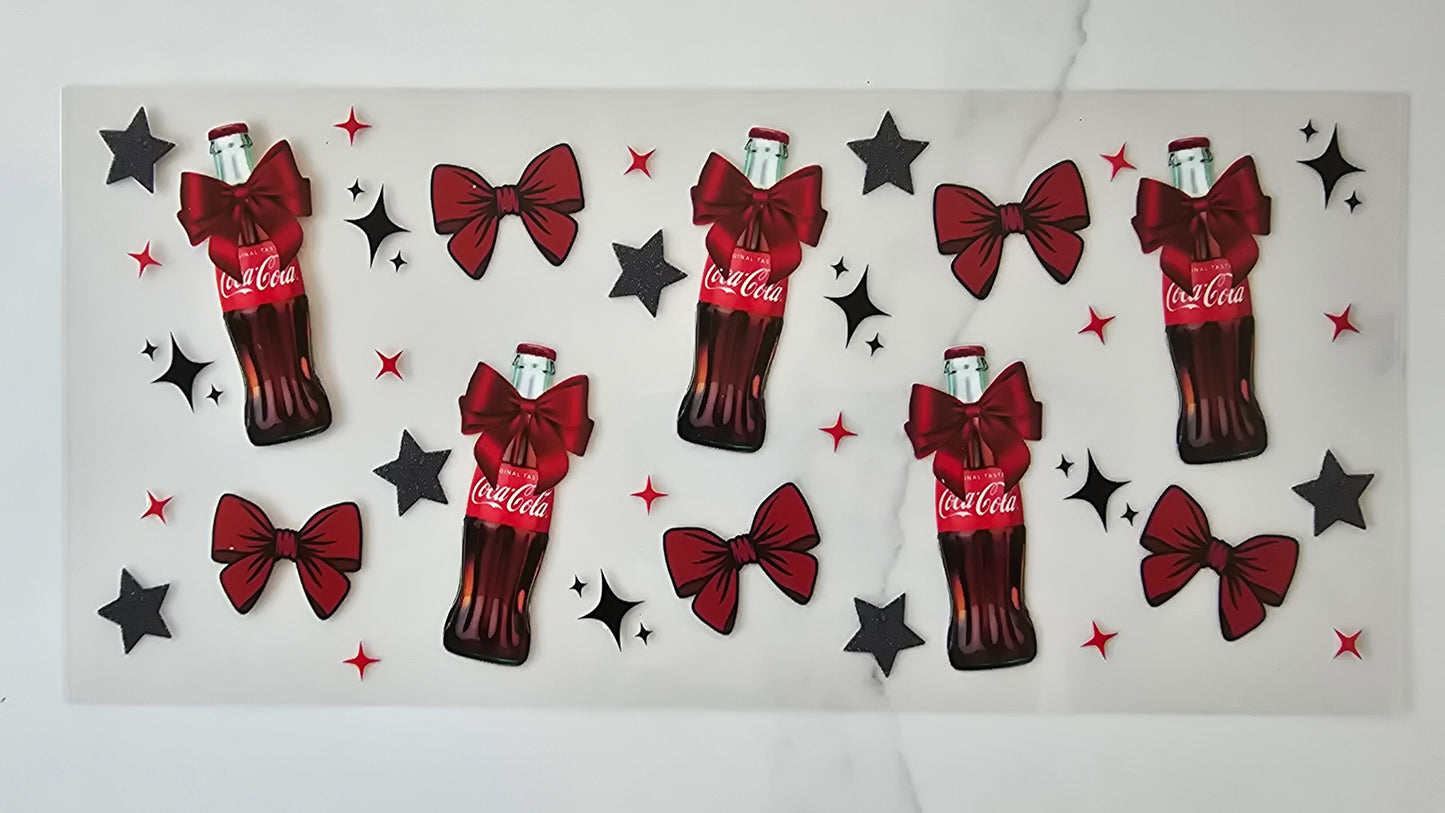 Coca Cola Glass with Bows