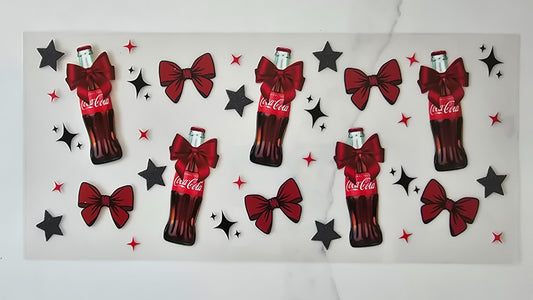 Coca Cola Glass with Bows