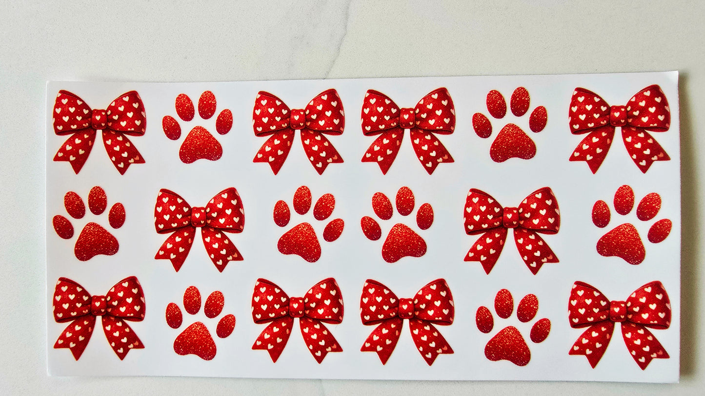 Paw Prints & Bows
