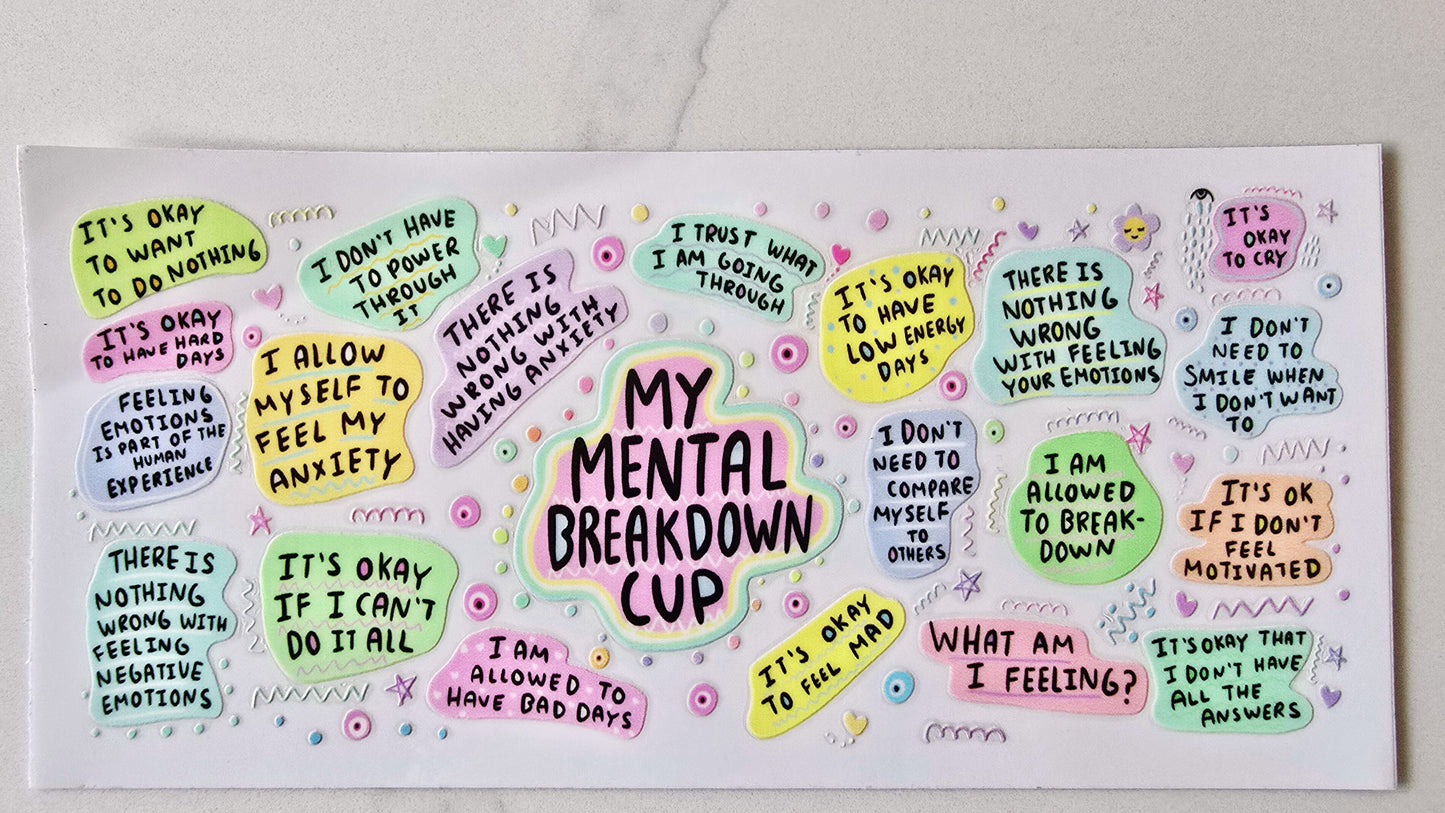 My Mental Breakdown Cup
