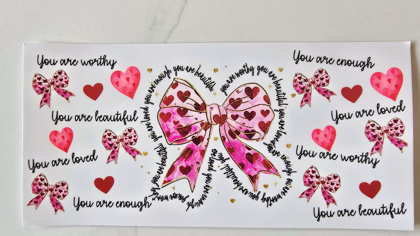 You Are with Bows and Hearts