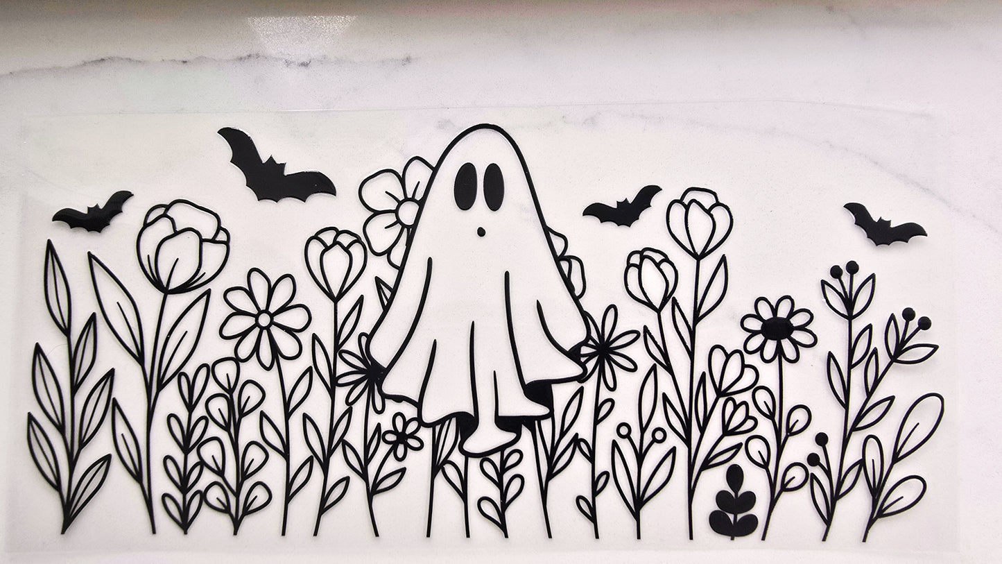 Ghost with Flowers
