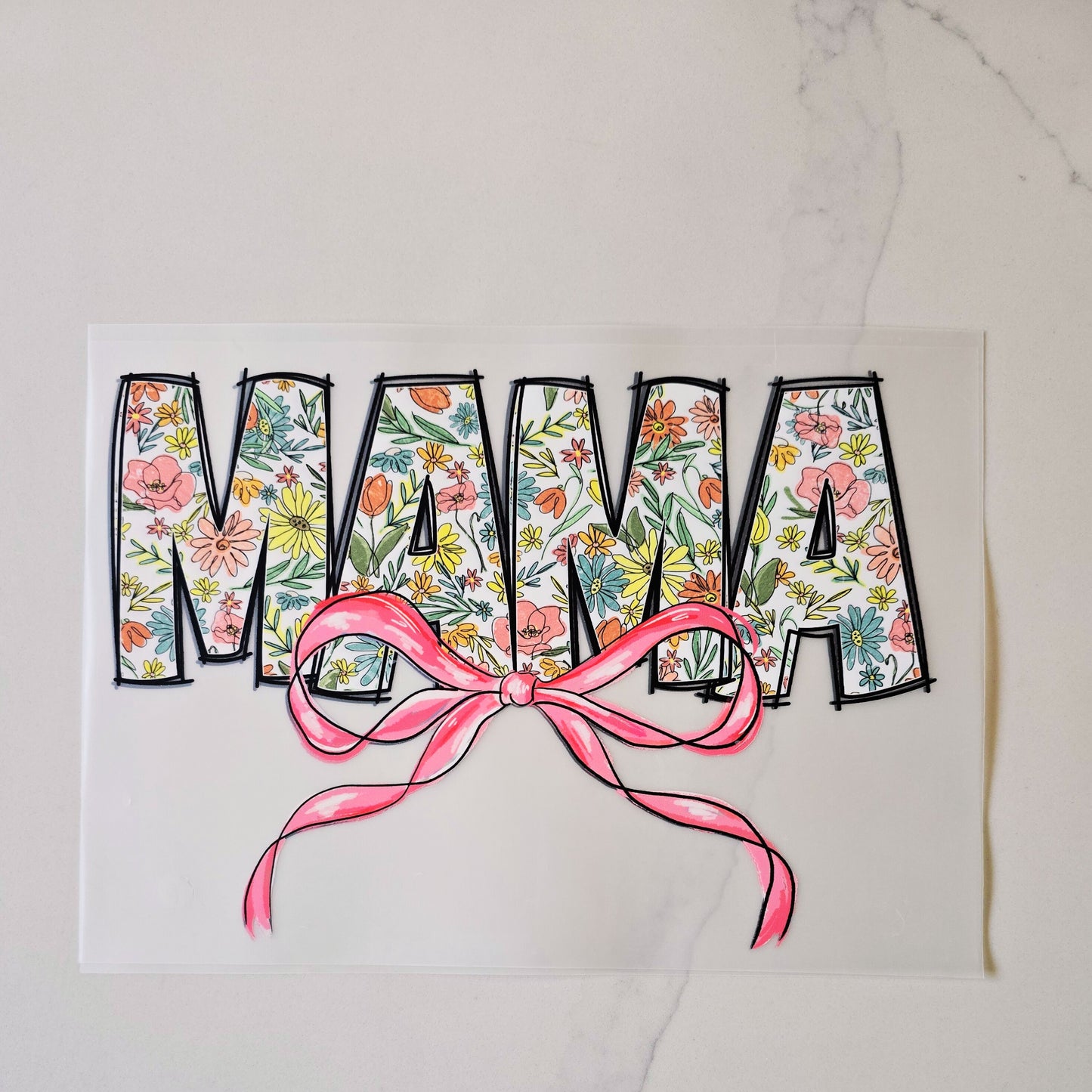 Floral Mama with Bow
