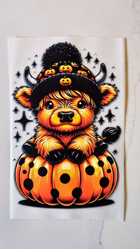 Pumpkin Highland Cow