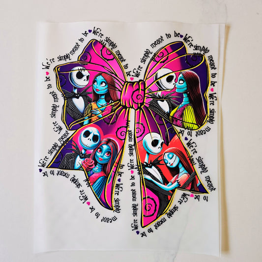 Nightmare Before Christmas Bow