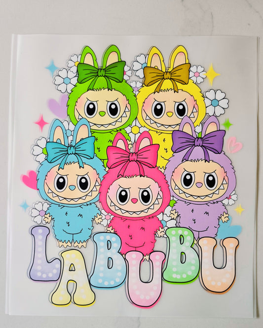 Multicolored Labubus