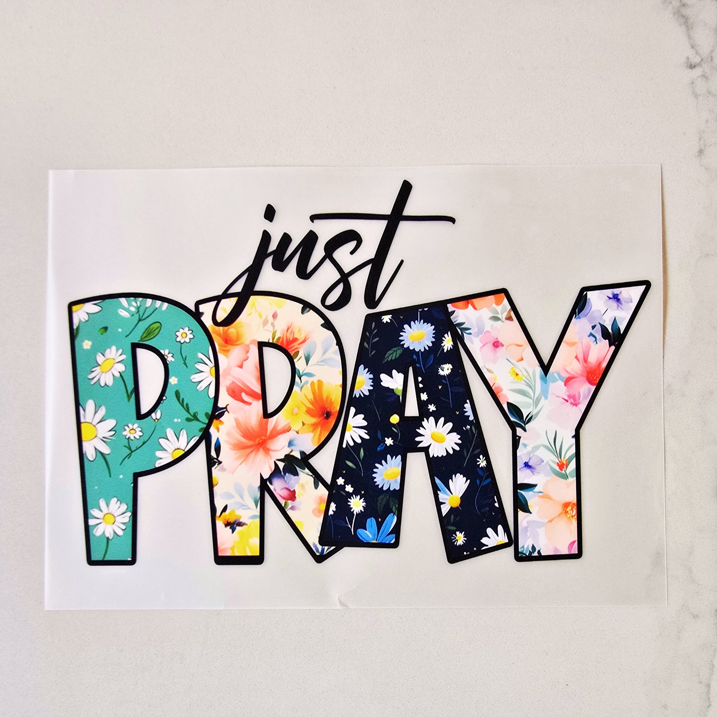 Floral Just Pray