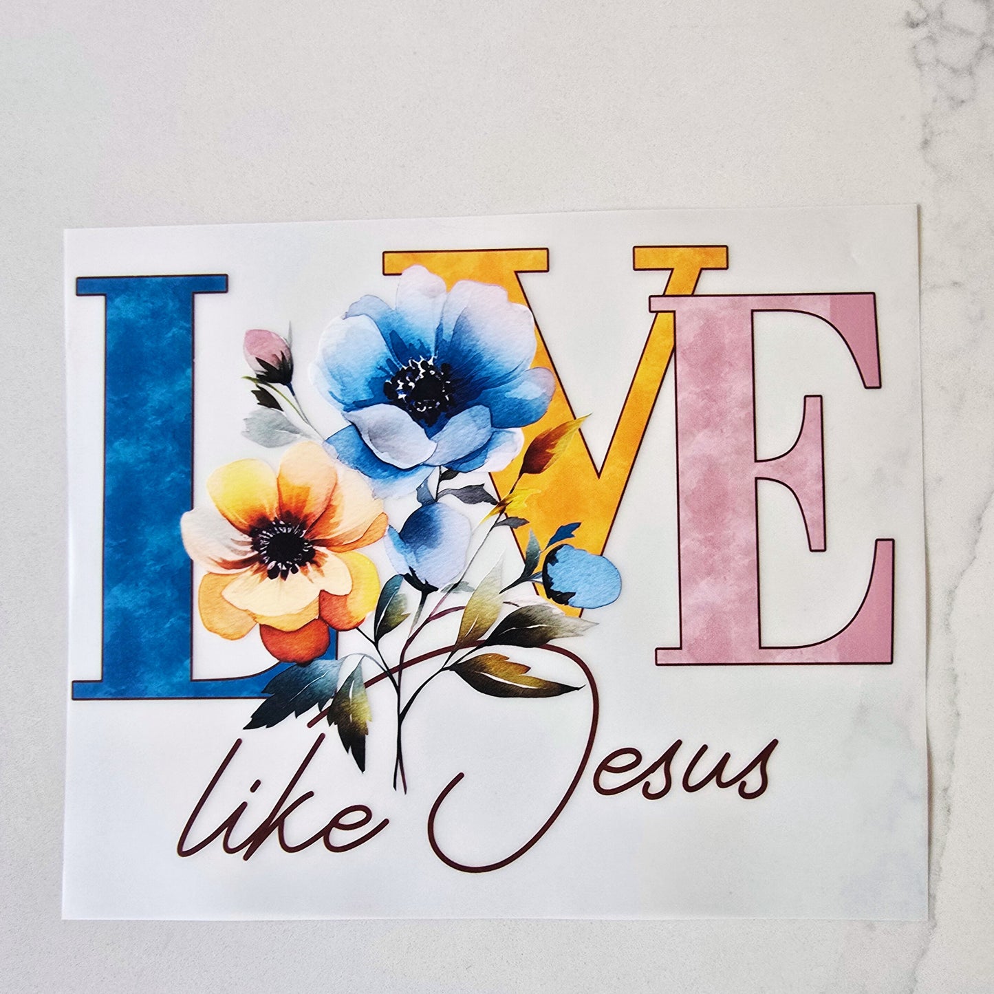 Floral Love Like Jesus