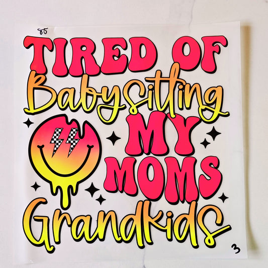 Tired Of Babysitting My Moms Grandkids
