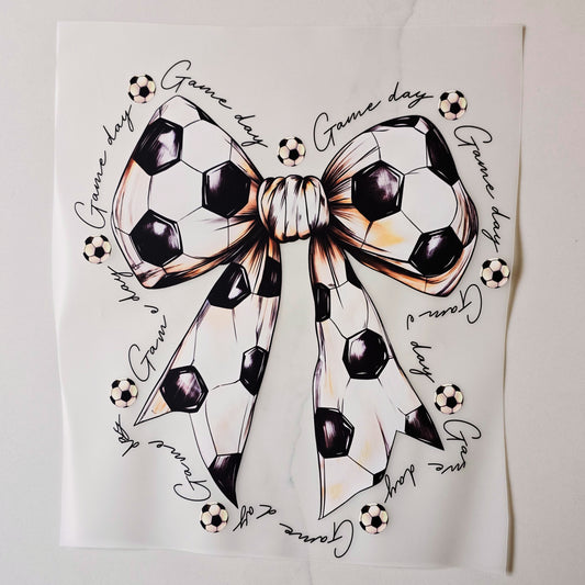 Soccer Game Day Bow
