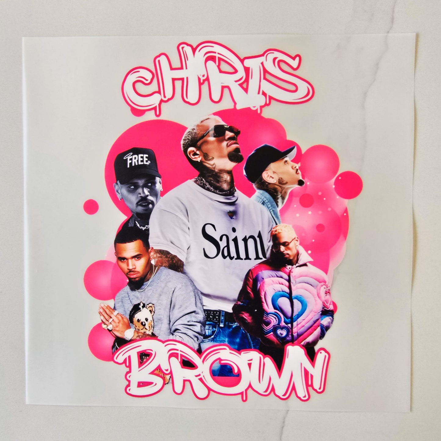 Pink Chris Brown