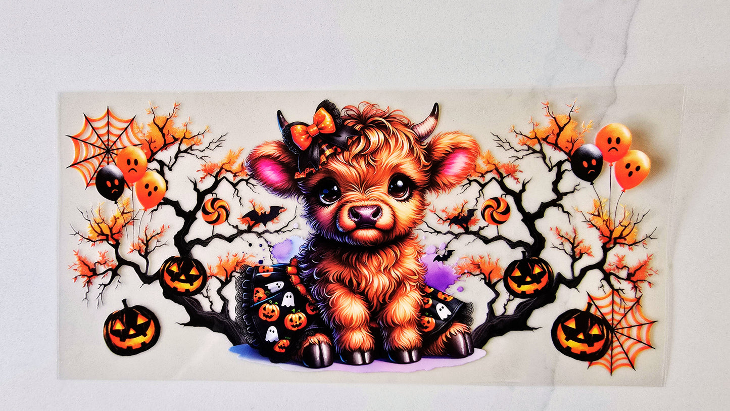 Halloween Baby Highland Cow