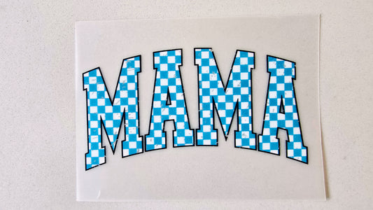 Blue Checkered Mama