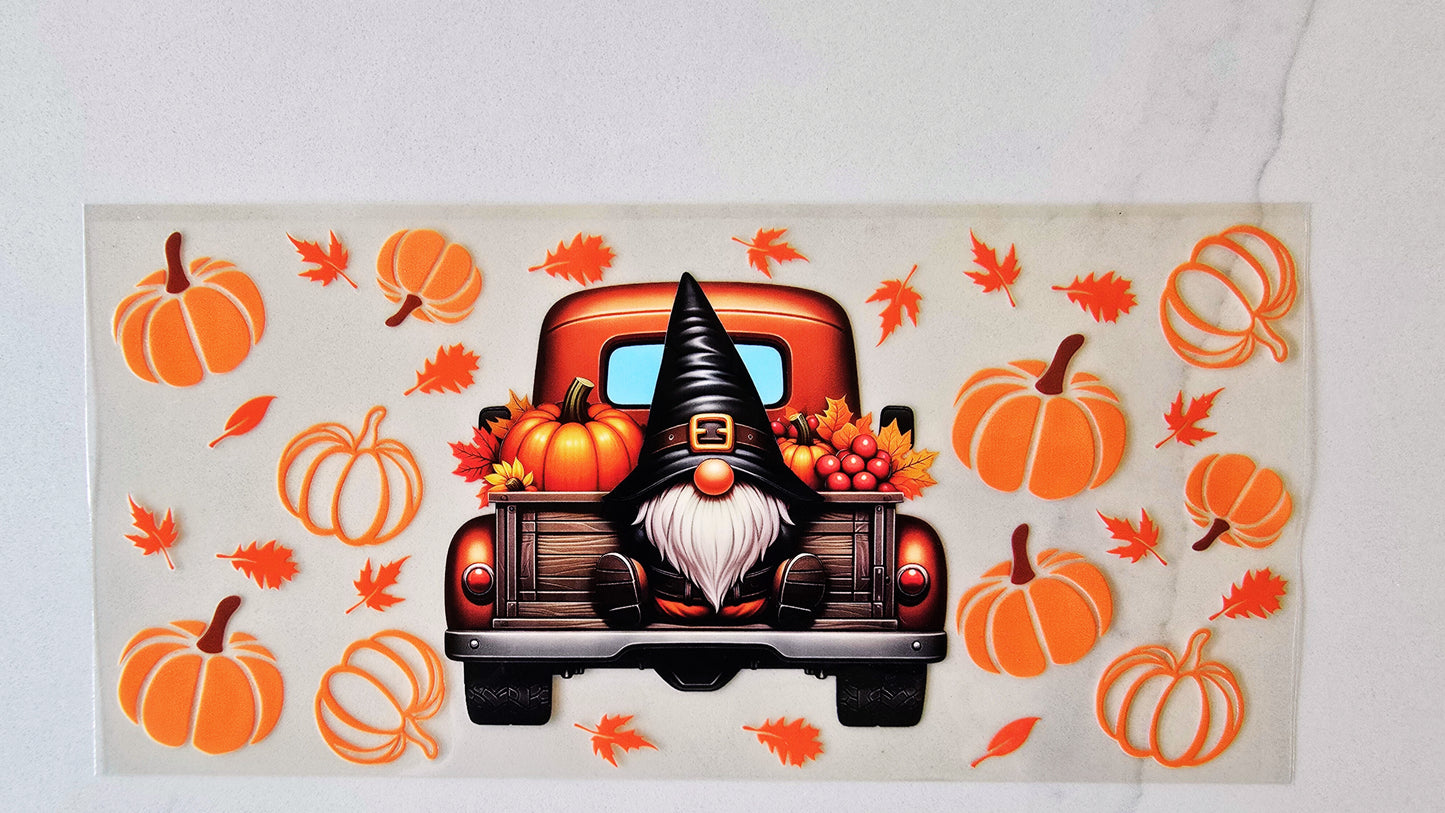 Fall Gnome and Pumpkins