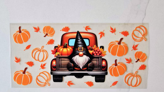 Fall Gnome and Pumpkins