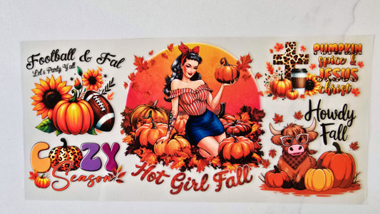 Hot Girl Fall