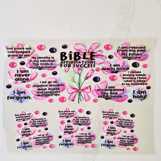 40 oz Bible Affirmations