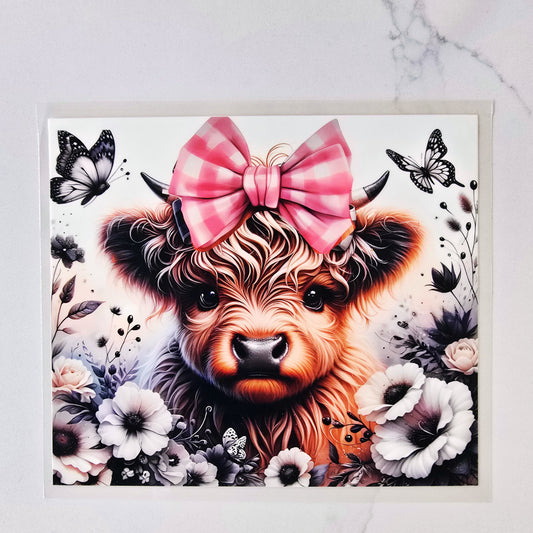 20 oz Baby Highland Cow