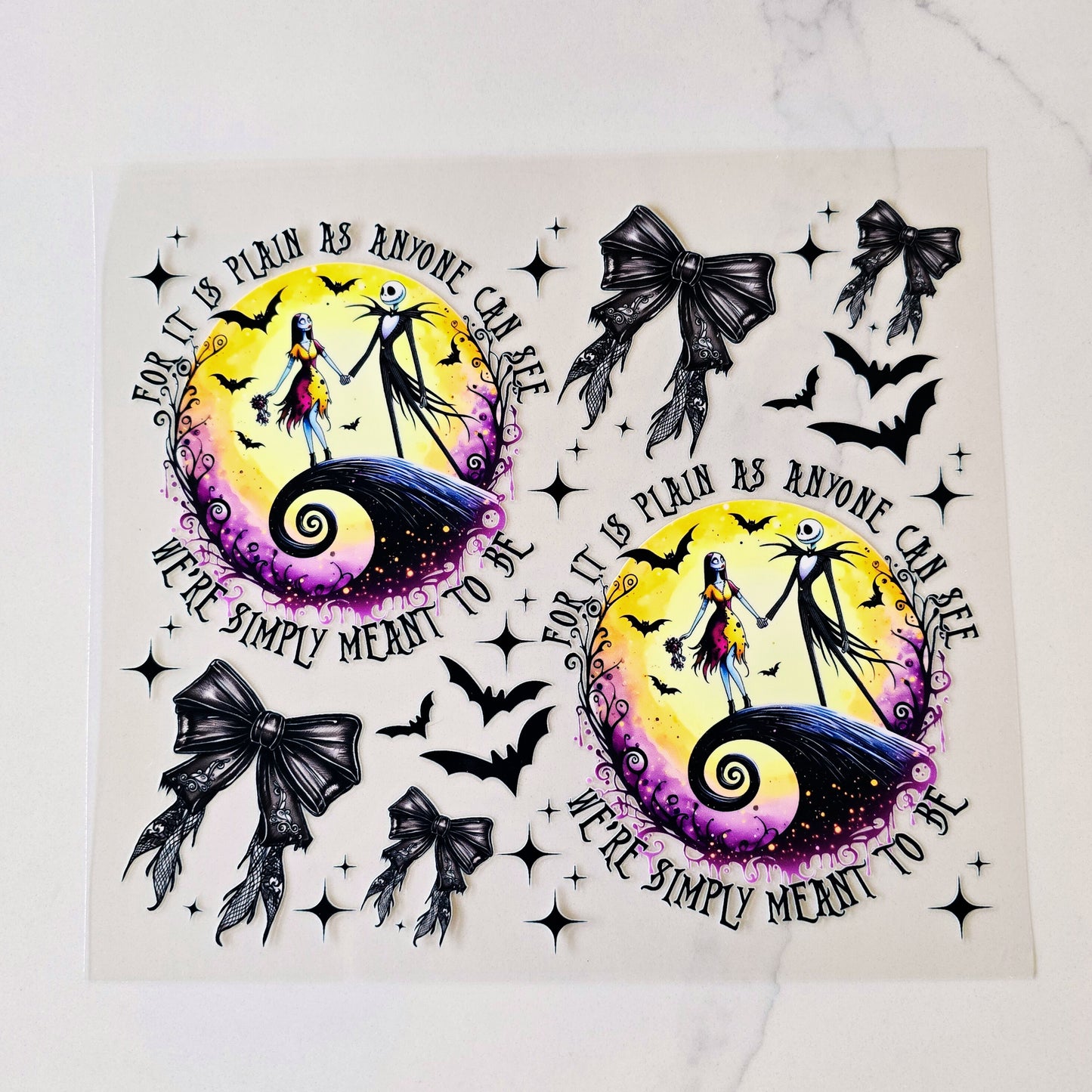 20oz Jack & Sally We're Simply Meant to Be