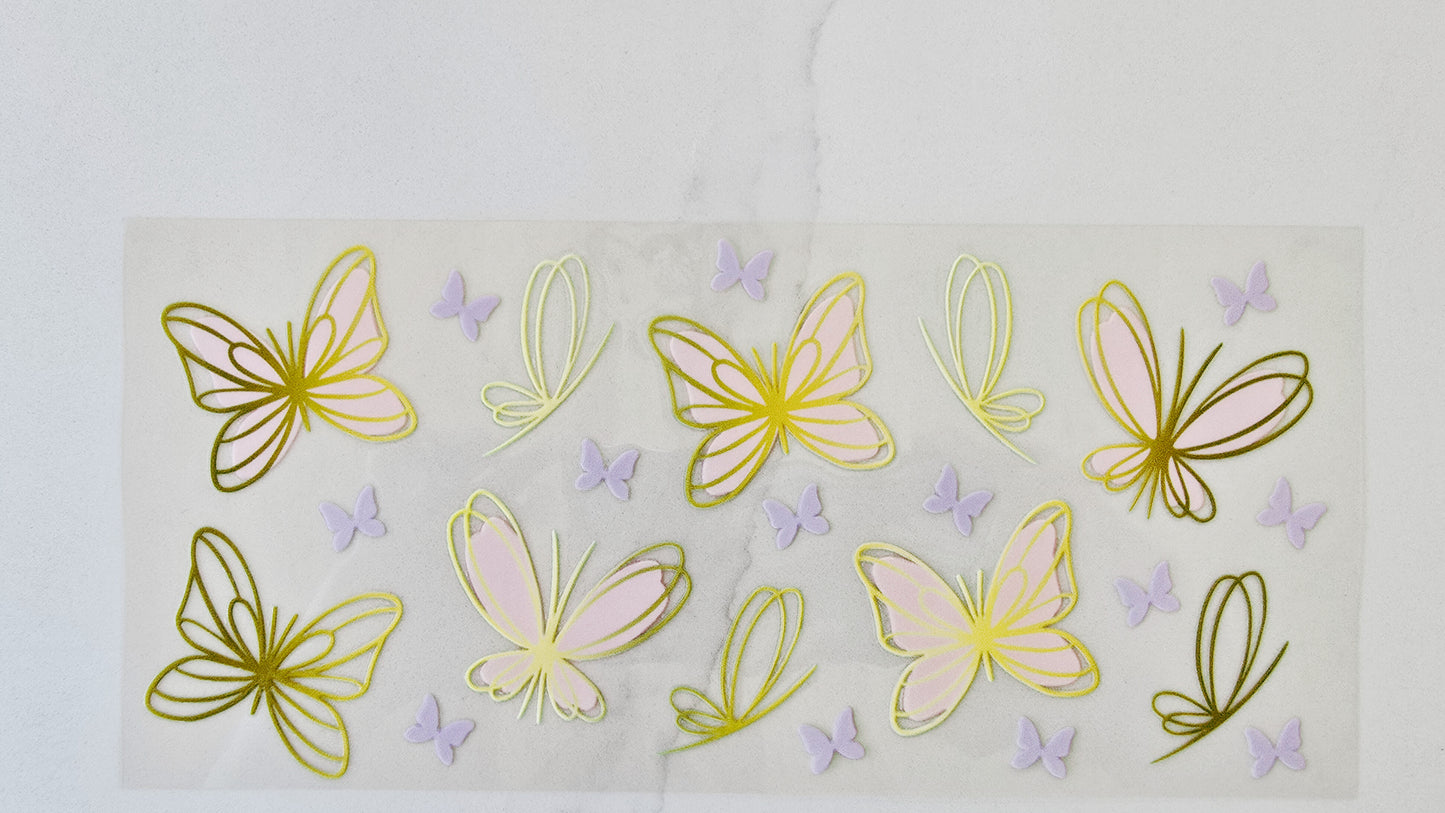 Gold Lined Butterflies