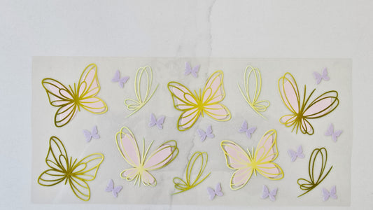 Gold Lined Butterflies