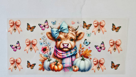 Fall Highland Cow