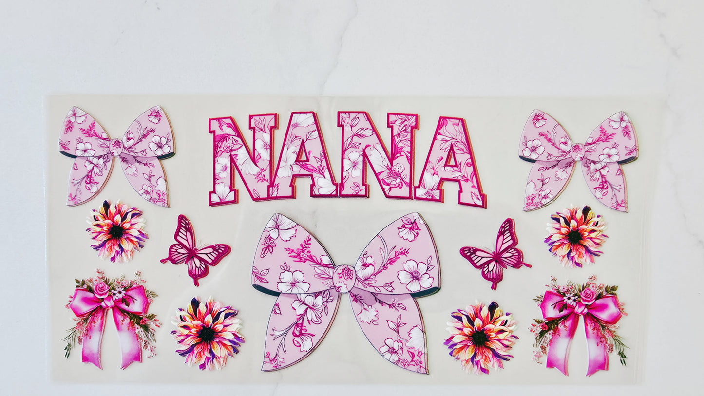 Pink Floral Nana