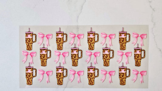 Leopard Stanleys with Bows