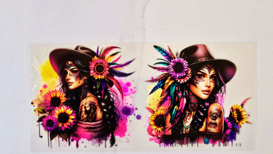 Feathered Tattoo Girl