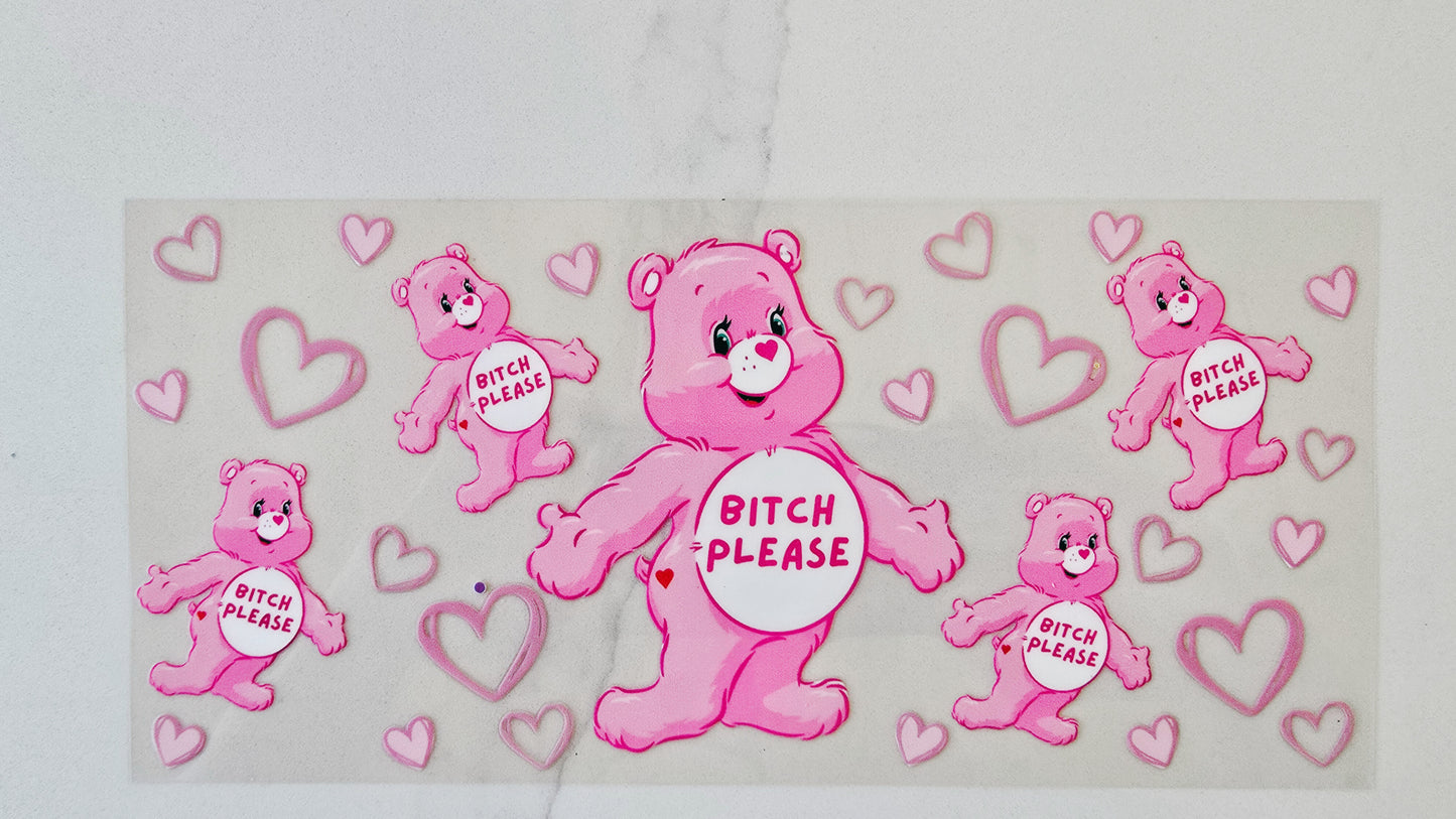 Pink Swear Bear