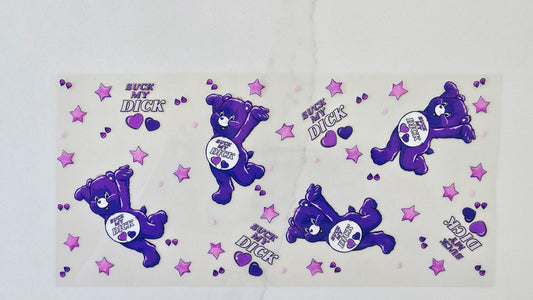 Purple Swear Bear