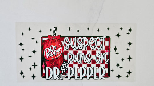 Suspect Runs on Dr Pepper