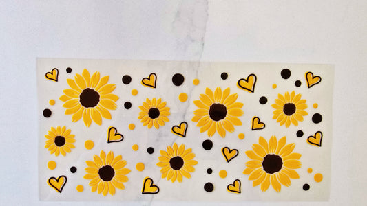 Sunflowers & Hearts