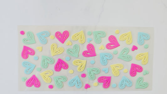 Multicolored Hearts