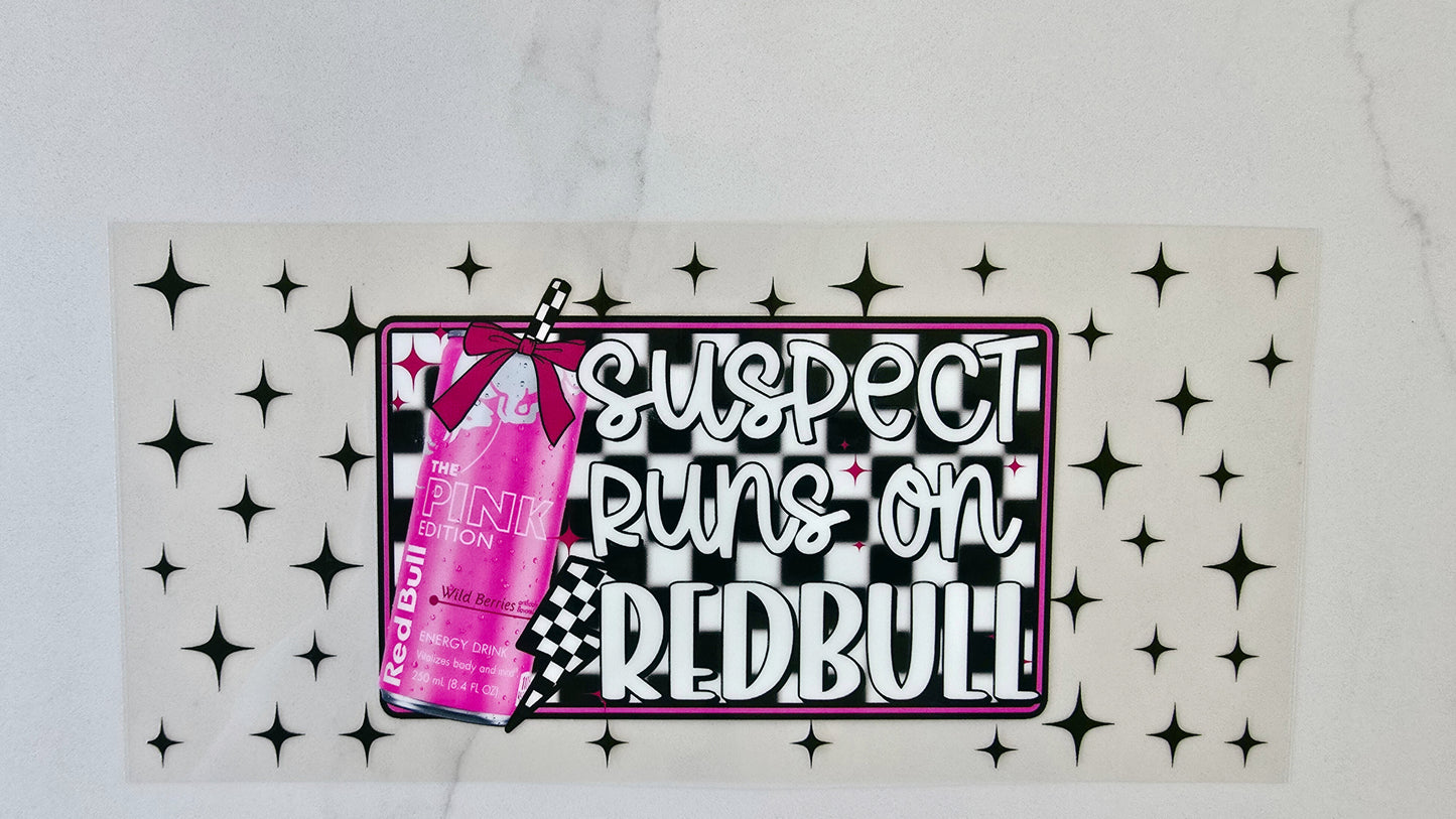Suspect Runs on Redbull