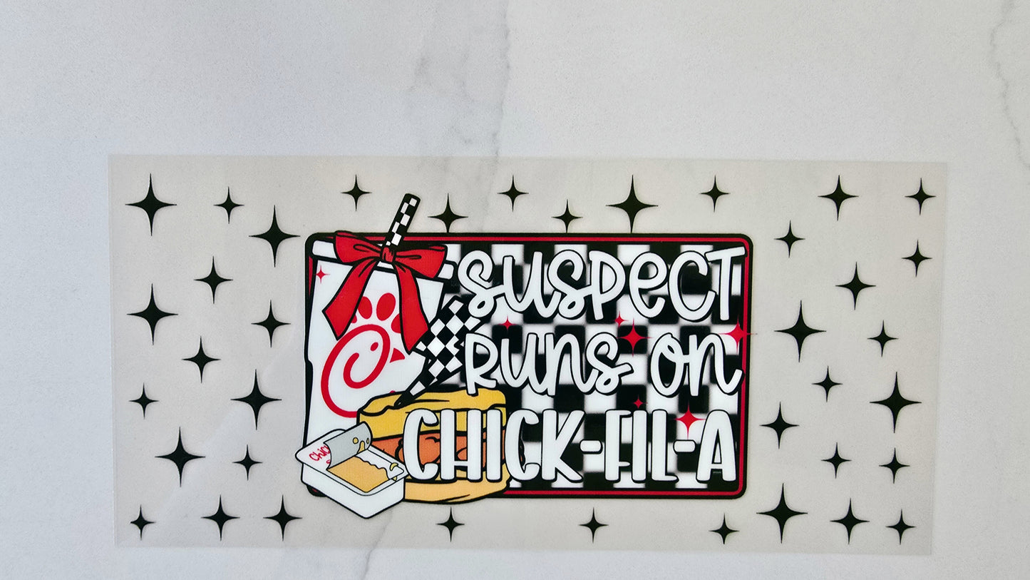 Suspect Runs on Chick Fil A