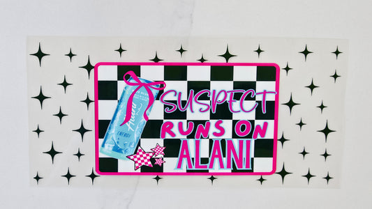 Suspect Runs on Alani