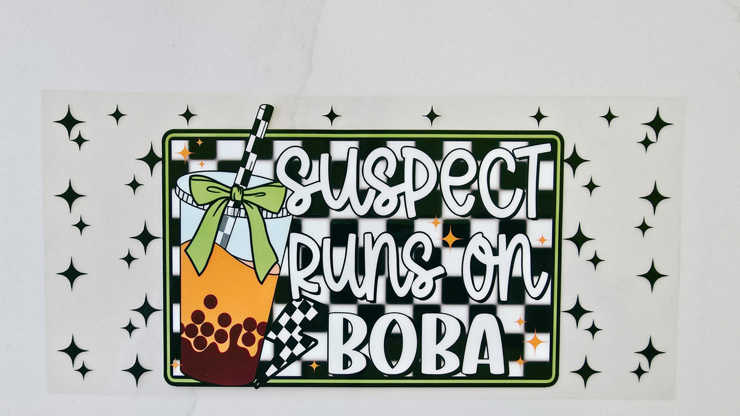 Suspect Runs on Boba