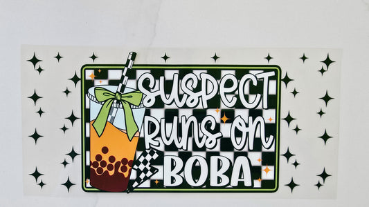 Suspect Runs on Boba