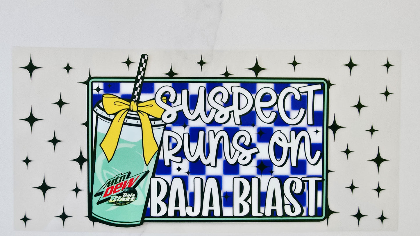 Suspect Runs on Baja Blast