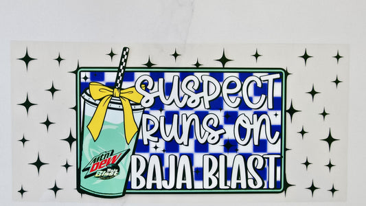 Suspect Runs on Baja Blast