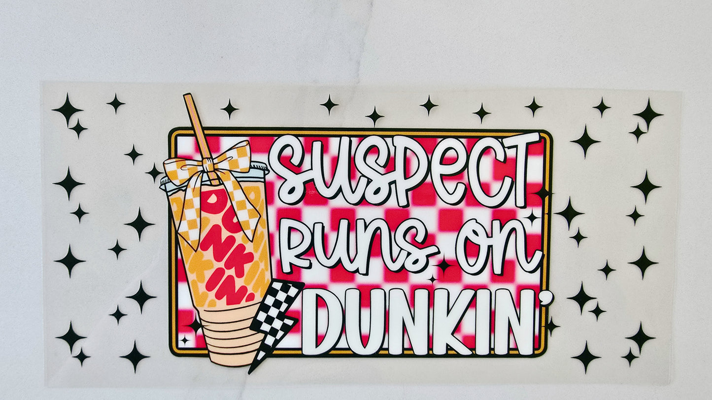 Suspect Runs on Dunkin