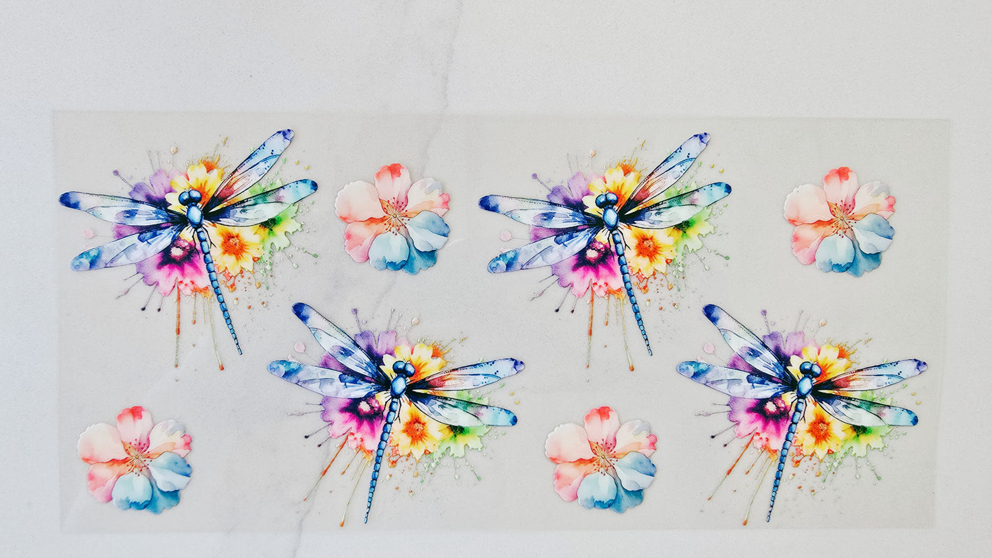 Dragonfly's & Flowers