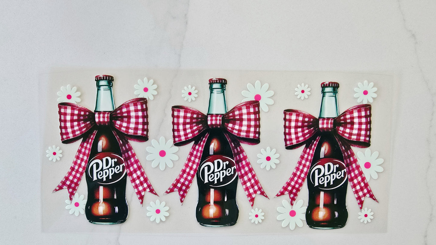 Dr Pepper with Bow
