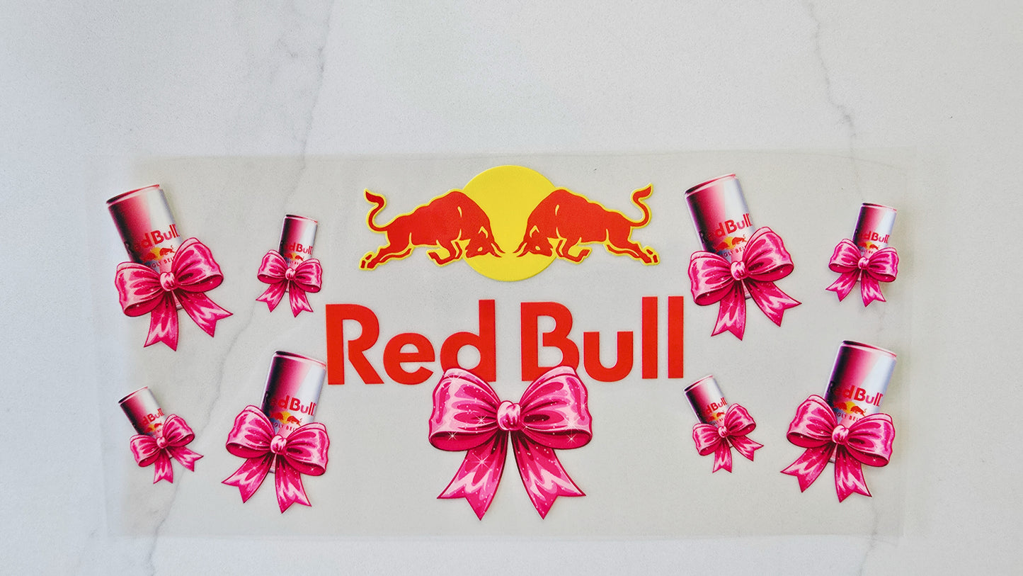 Pink Redbull with Bows