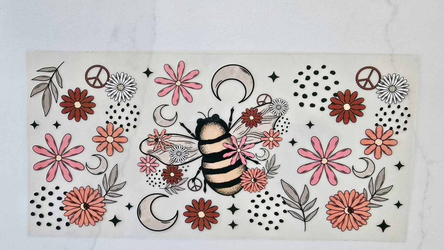 Bee with Flowers