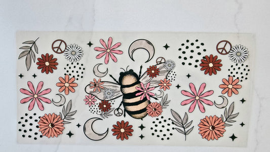 Bee with Flowers