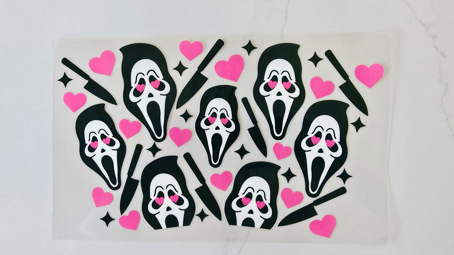 20oz Ghostface with Hearts