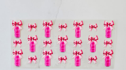 Pink Red Bull with Bows