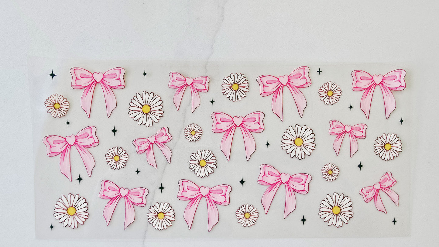 Bows with White Flowers